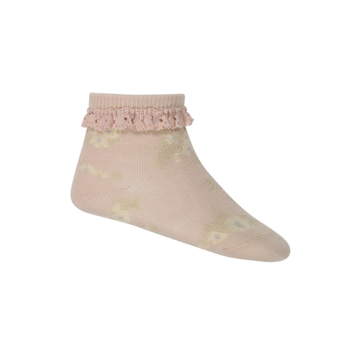 Jacquard Floral Sock (Petite Fleur Pillow)