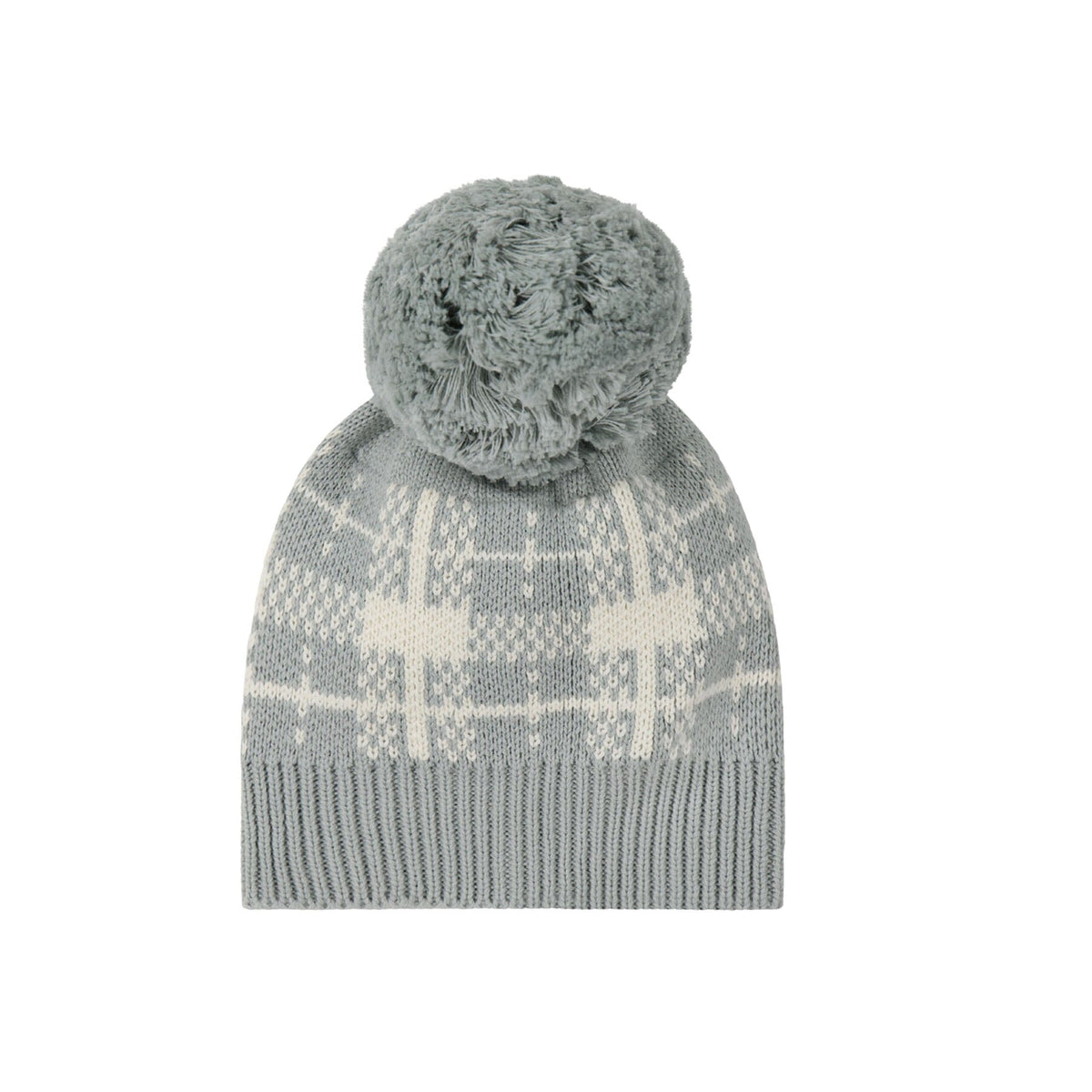JASPER BEANIE (STORM GREY CHECK)