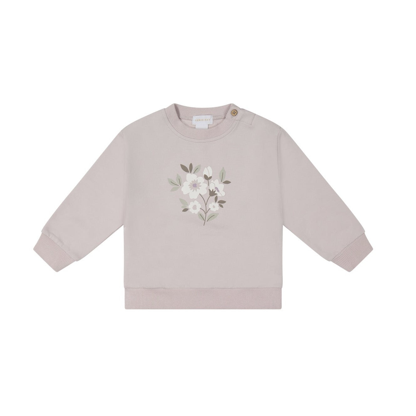 Organic Cotton Aubrey Sweatshirt - Lavender Musk