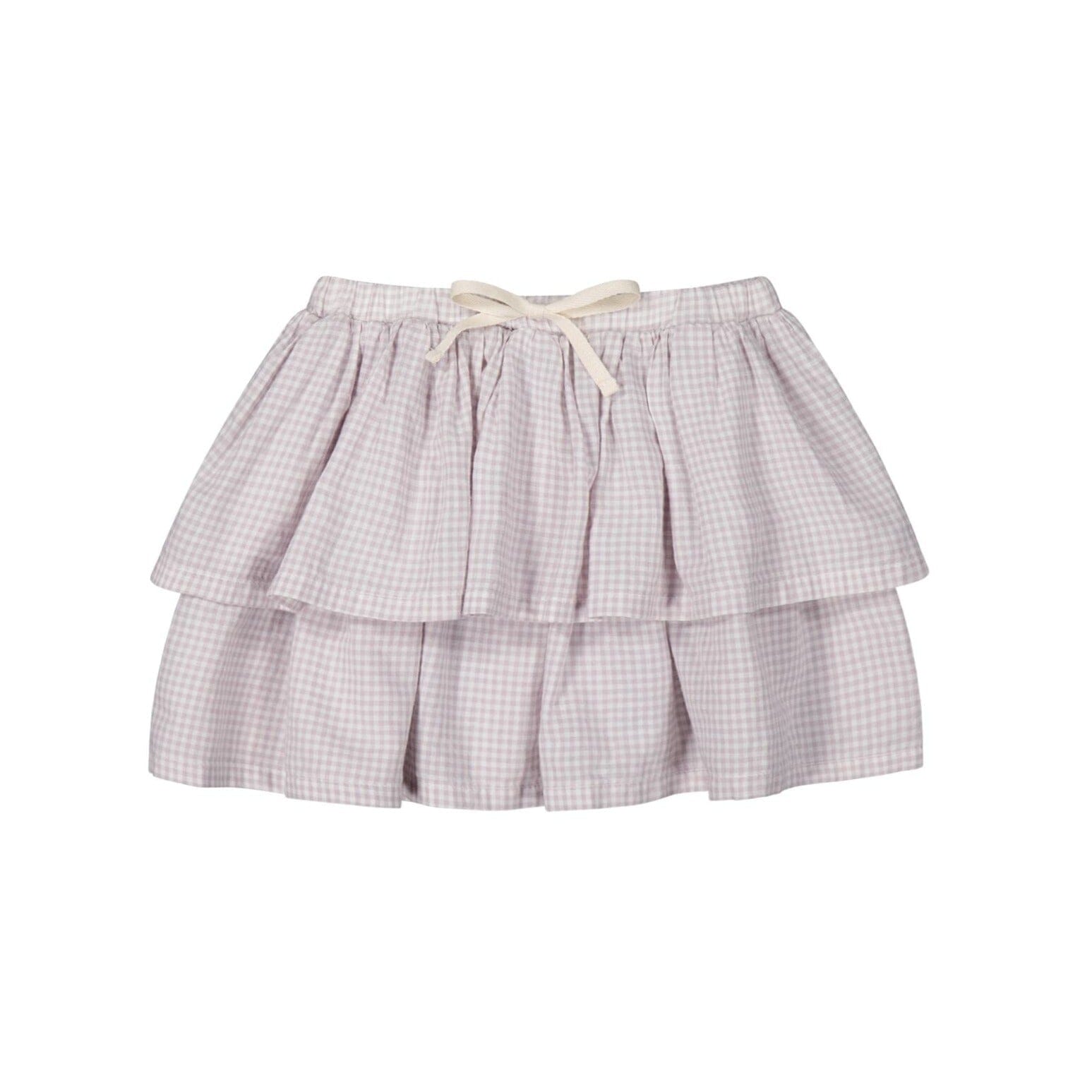Heidi Skirt - Gingham Lilac