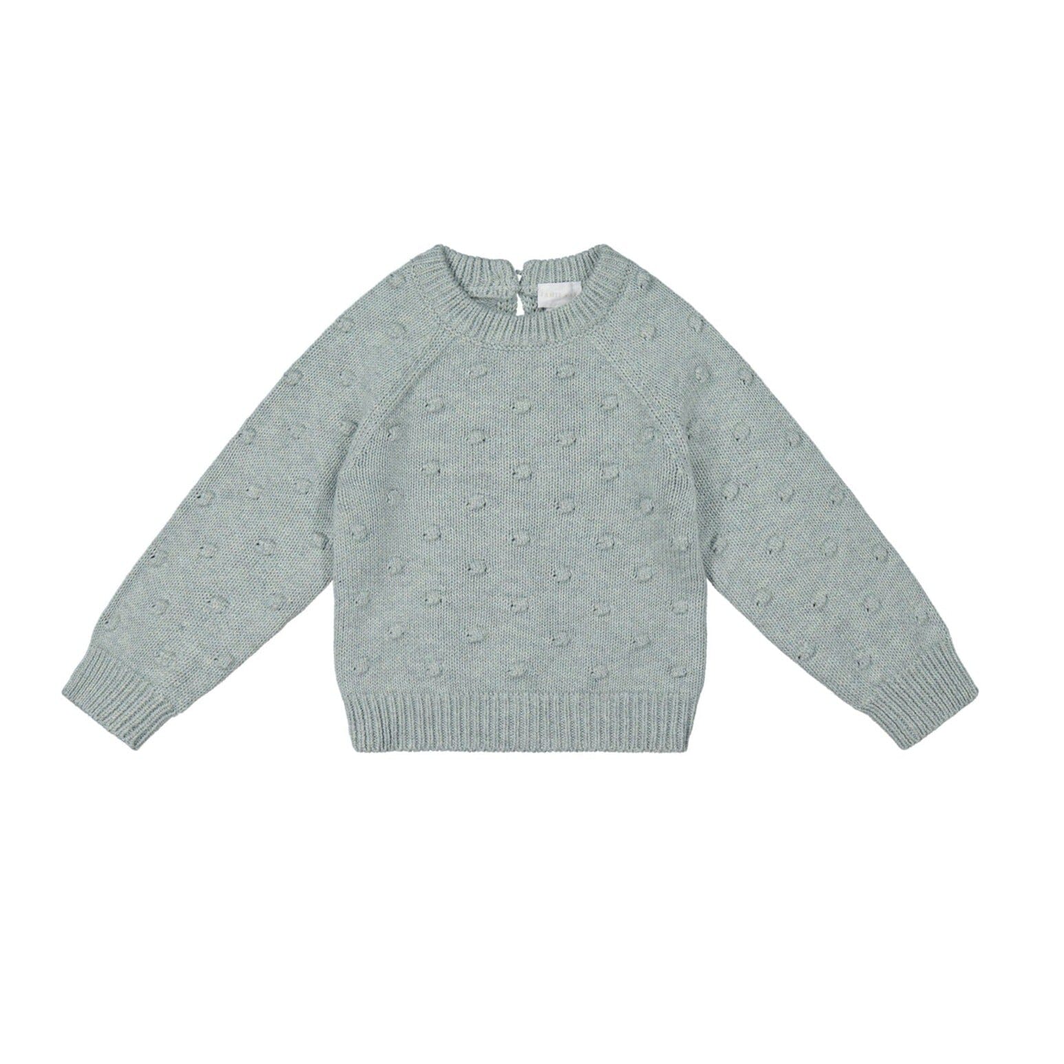 Dotty Knit Jumper - Mist Fleck