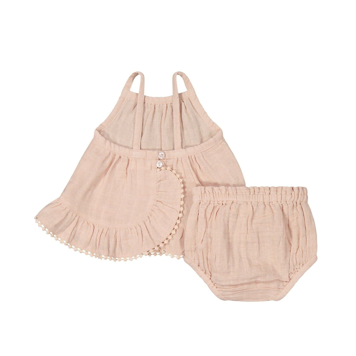 Muslin Zoe Set - Dusky Rose