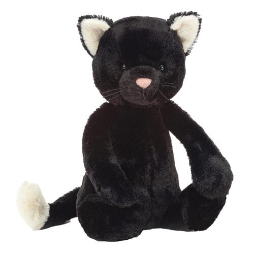 Bashful Black Kitten (Medium)