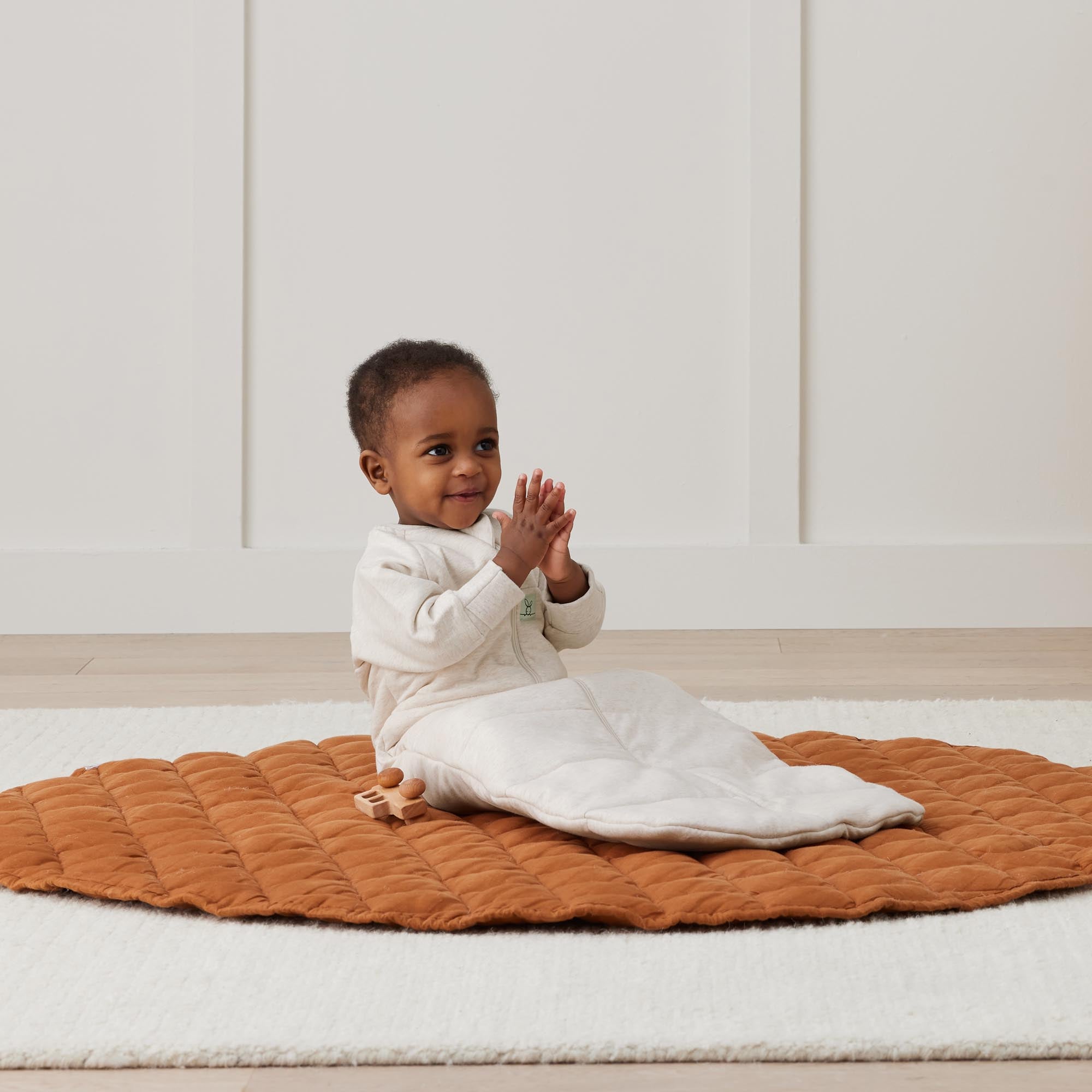 Jersey Sleeping Bag Sleeved 2.5 Tog (Oatmeal)
