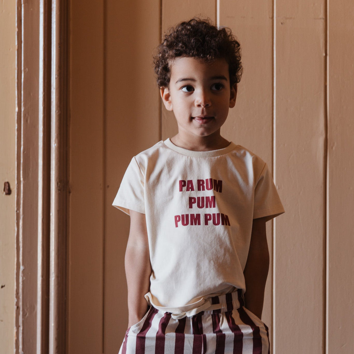 Little Drummer Tee (Custard)