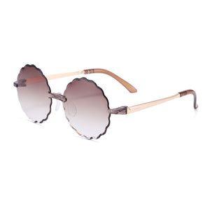 Scallop Sunglasses (Brown)