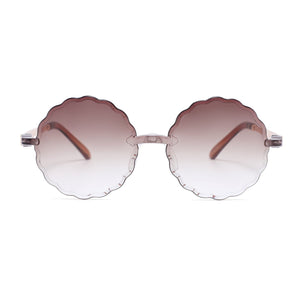 Scallop Sunglasses (Brown)