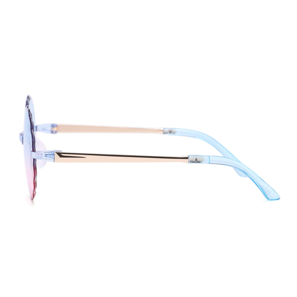 Scallop Sunglasses (Pink/Blue)