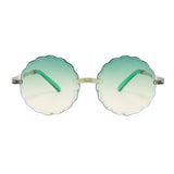 Scallop Sunglasses (Green/Yellow)