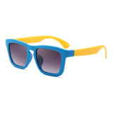 Retro Sunglasses (Blue/Yellow)