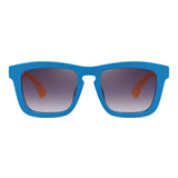 Retro Sunglasses (Blue/Yellow)