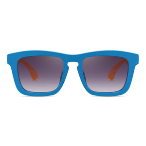 Retro Sunglasses (Blue/Yellow)