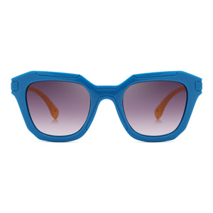 Techno Sunglasses (Blue/Yellow)