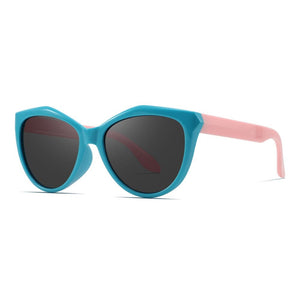 Classy Lady Sunglasses (Blue/Pink)