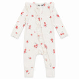 Pink Posies Zipsuit