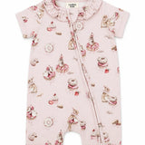 Sugar Bunnies Zip Romper