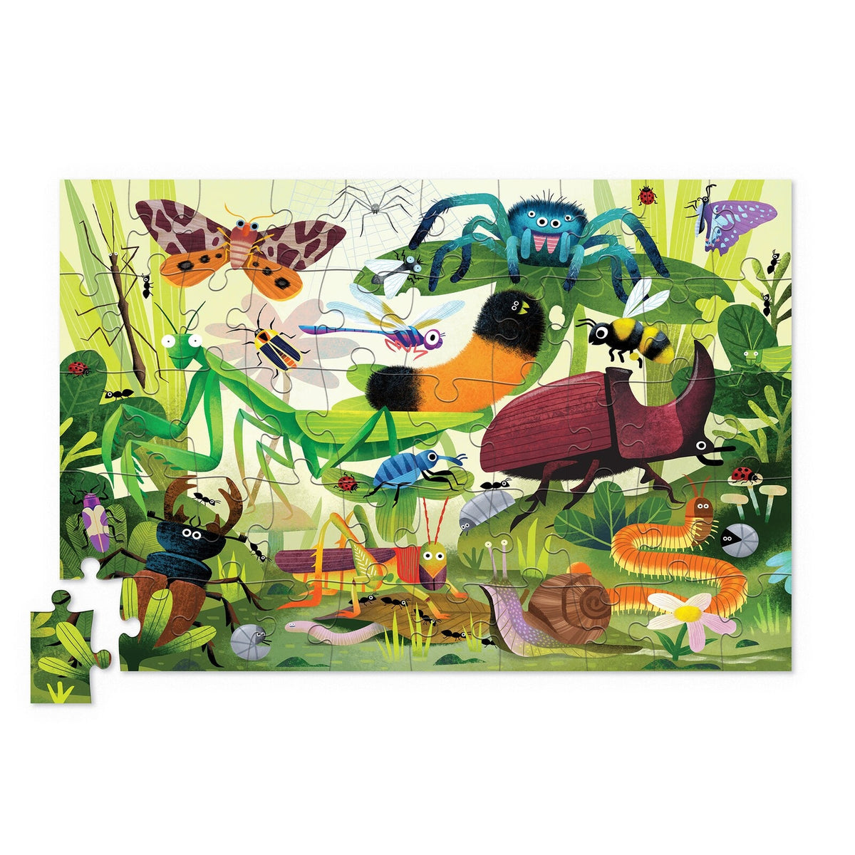 Holographic Puzzle 50 Piece - Backyard Bugs