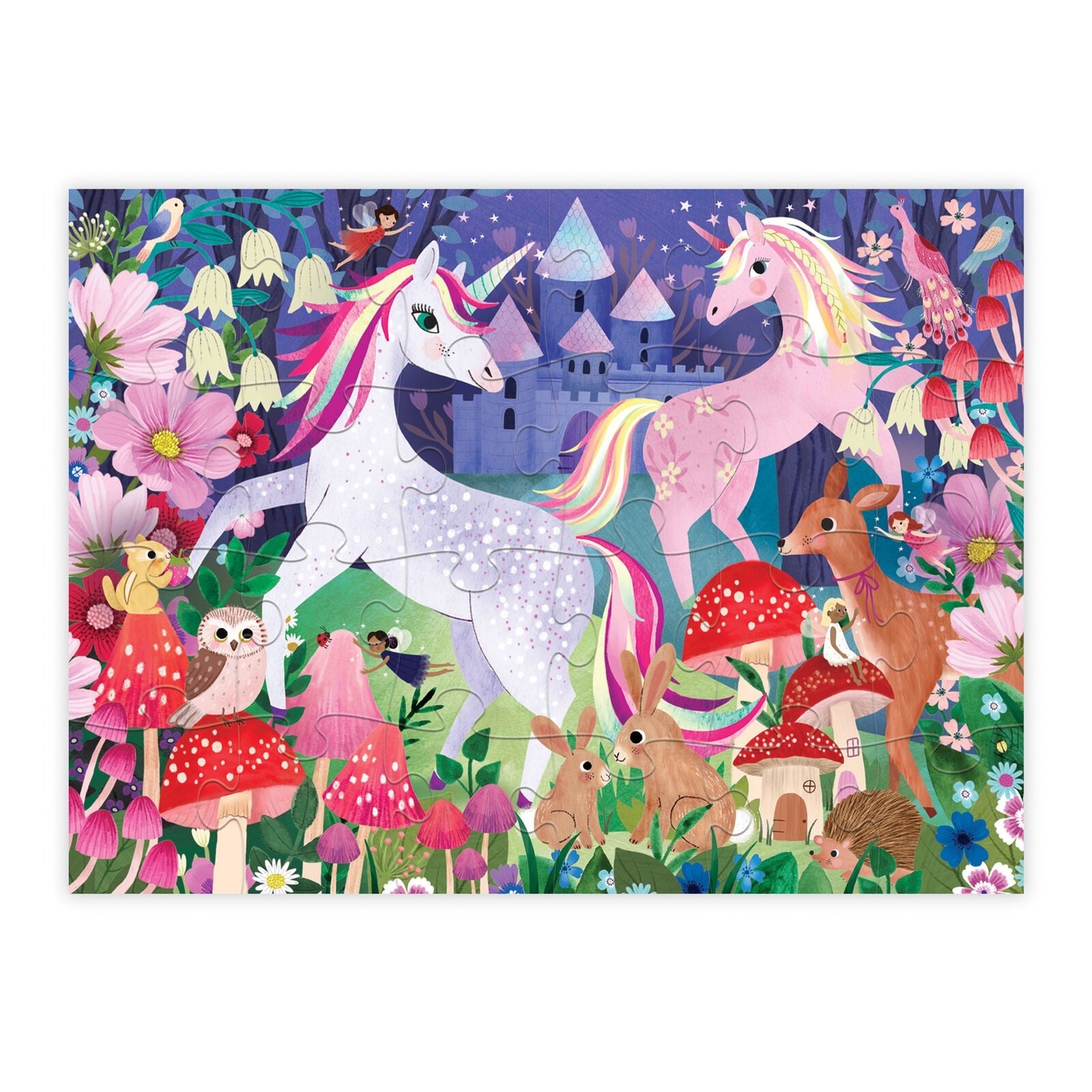 Little Building Puzzle 24 Piece - Unicorn Castle