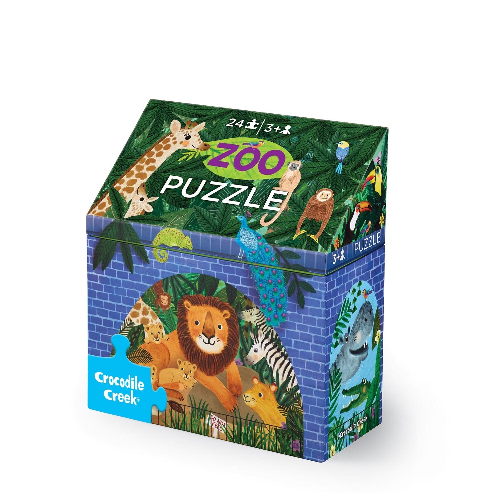 Little Building Puzzle 24 Piece - Zoo