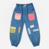 Pocket Pants Light Denim
