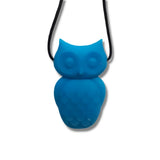 Teal Owl Chew Pendant