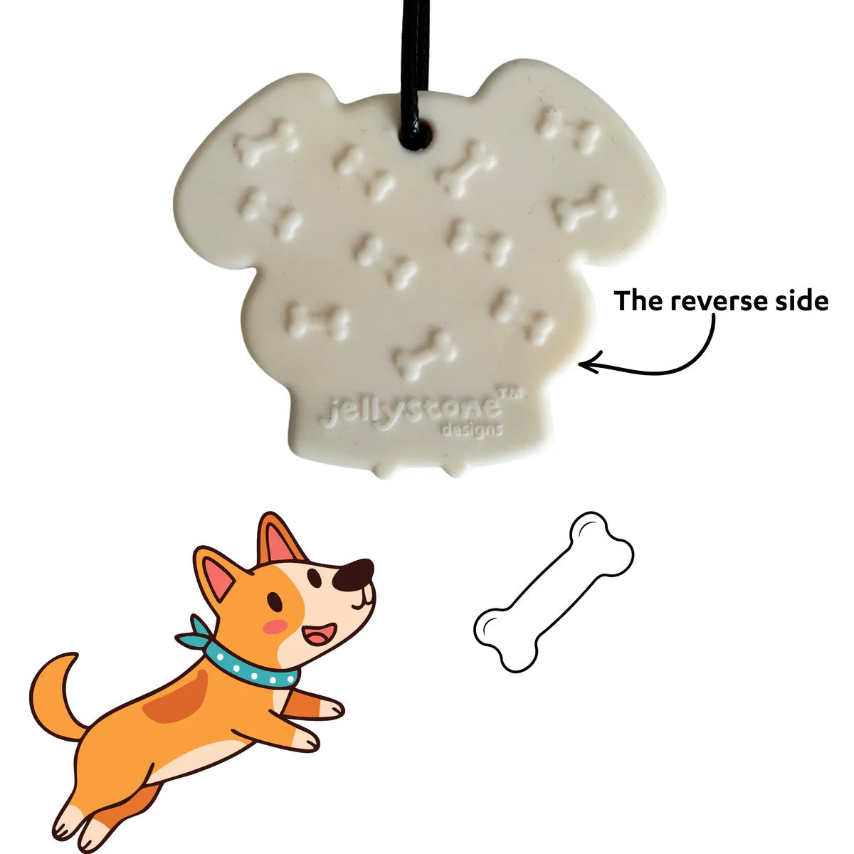 Red Puppy Chew Pendant