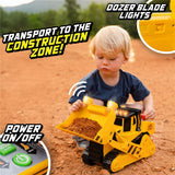 MAXX Action 18'' Motorised Lights & SoundS Maxx Power Dig Rig Bulldozer