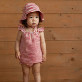 Sun Hat (Red Gingham)