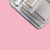 Five Compartment Leakproof Stainless Steel Lunchbox (Blue)