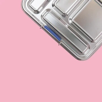 Five Compartment Leakproof Stainless Steel Lunchbox (Indigo)