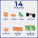 14 Piece Mega Recycling Truck