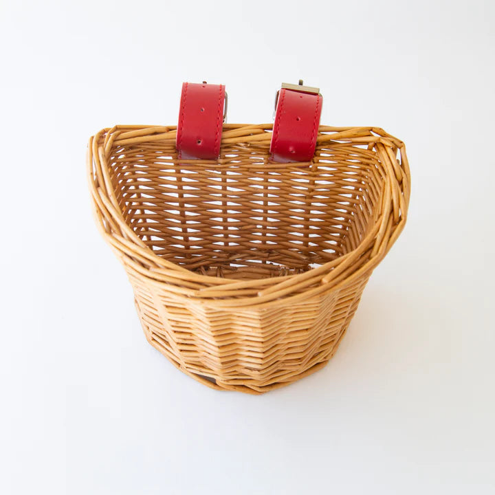 Bike & Scooter Wicker Basket - Red