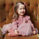Berry Waffle Tutu Dress