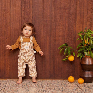 Caramel Waffle Henley LS Top