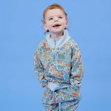 Dino-Saw Half Zip Sweater