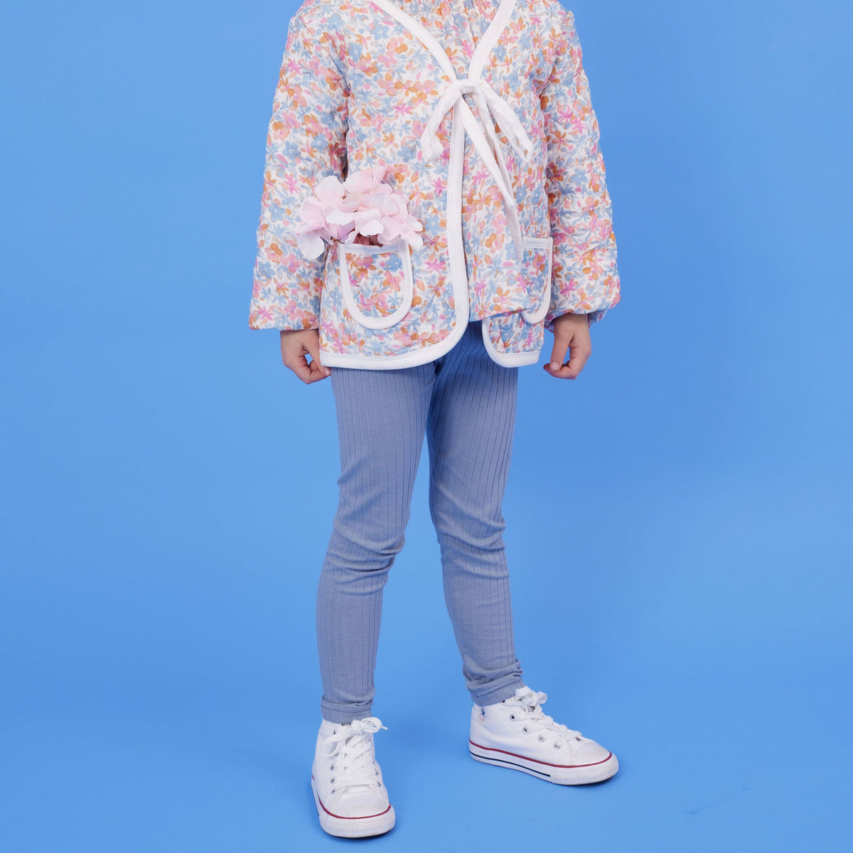 Cornflower Rib Leggings