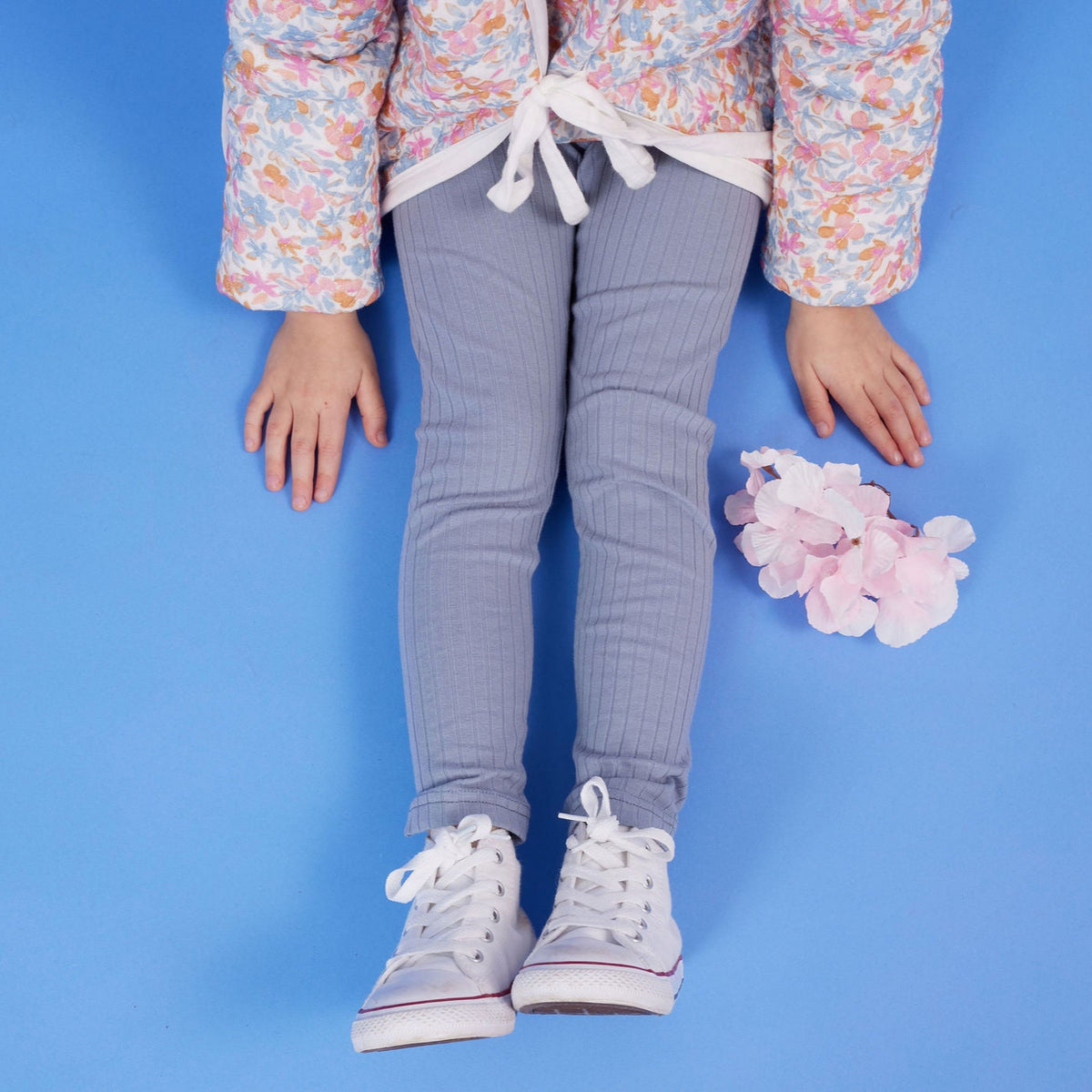 Cornflower Rib Leggings