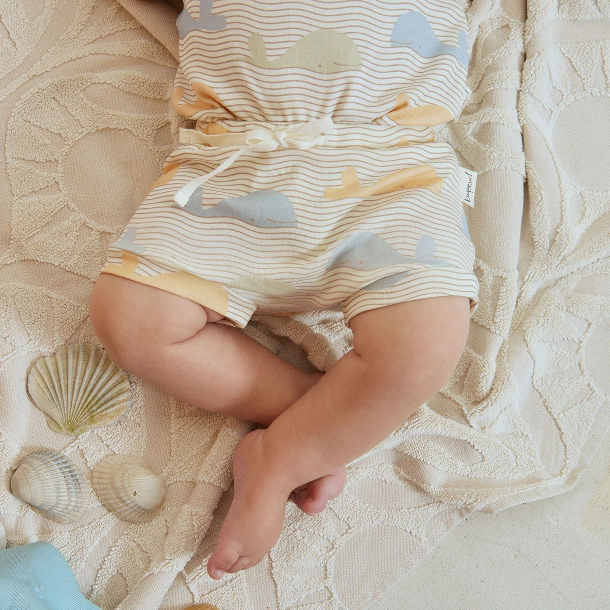 Save The Whales Baby Shorts