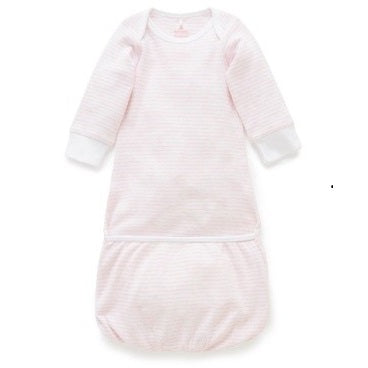 Stripe Sleepsuit (Pink)
