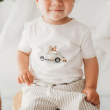 Beetle Bow Tee - Eggnog