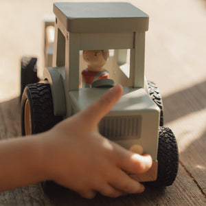 Little Farm Tractor With Trailer