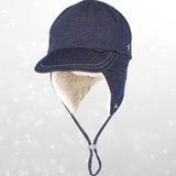 Fleecy Legionnaire With Strap (Denim)