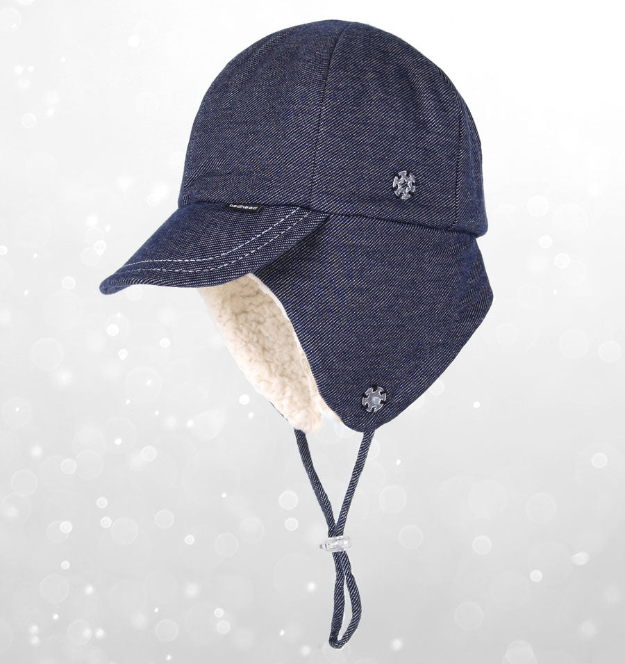 Fleecy Legionnaire With Strap (Denim)