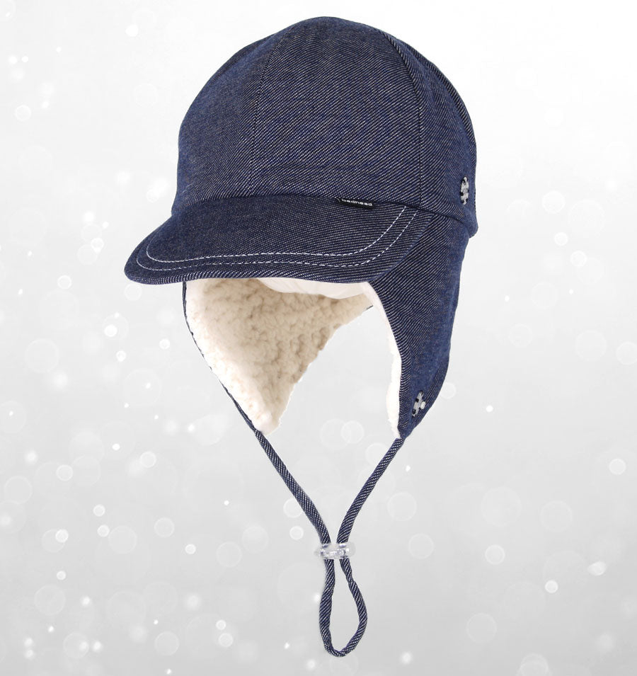 Fleecy Legionnaire With Strap (Denim)