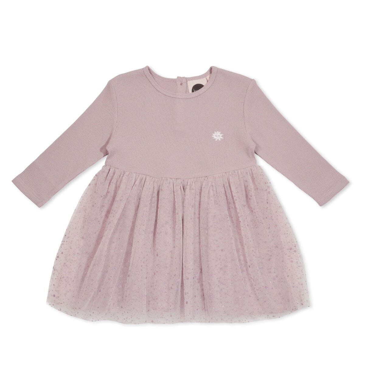 Lilac Waffle Tutu Dress