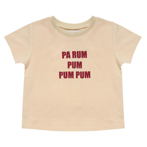 Little Drummer Tee (Custard)