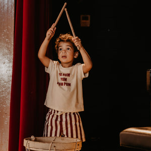 Little Drummer Tee (Custard)