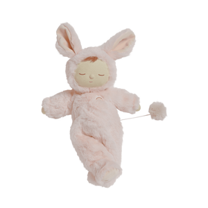 Lullaby Cozy Dinkum Bunny Moppet - Pink