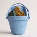Silicone Beach Bucket Set (Light Blue)