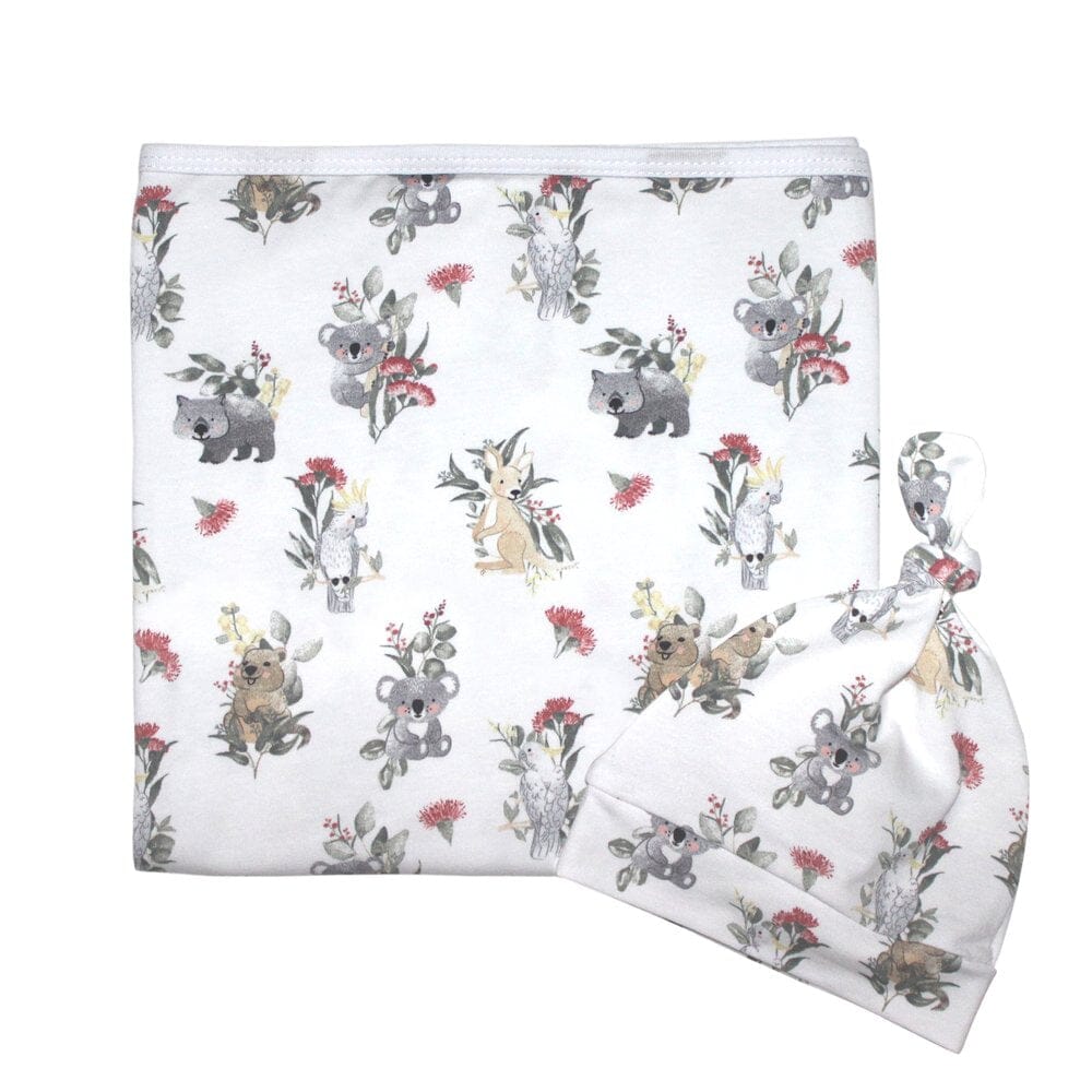 Xmas Wrap & Beanie Set